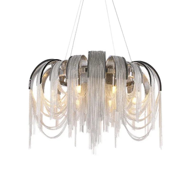 Luminaire Élégant en Métal avec Chaîne, IL527314-ILLUMEEN.COM