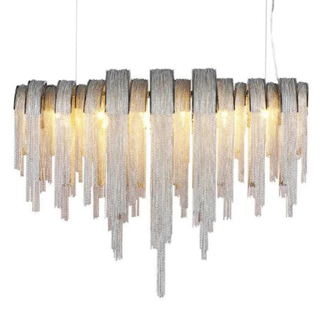 Luminaire Élégant en Métal avec Chaîne, IL527314-ILLUMEEN.COM