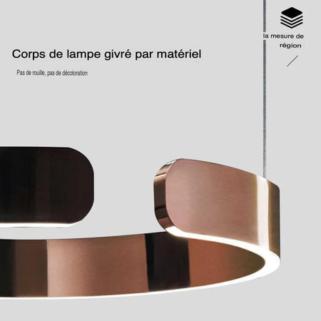 Luminaire Élégant en Métal Cuivré IL582374-ILLUMEEN.COM