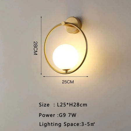 Luminaire Élégant en Métal Doré et Verre Opale IL527430-ILLUMEEN.COM