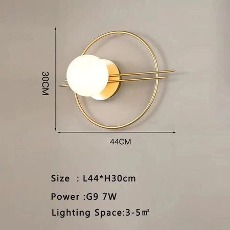 Luminaire Élégant en Métal Doré et Verre Opale IL527430-ILLUMEEN.COM