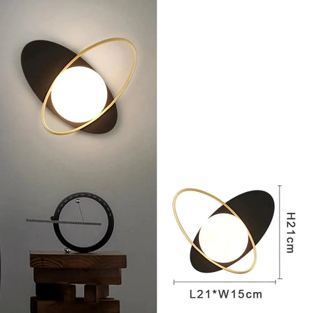 Luminaire Élégant en Métal Doré et Verre Opale IL527430-ILLUMEEN.COM