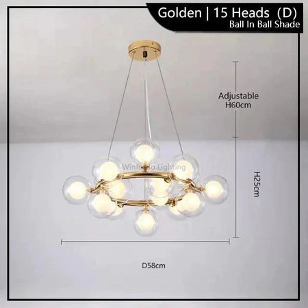 Luminaire Élégant en Métal Doré IL528473-ILLUMEEN.COM
