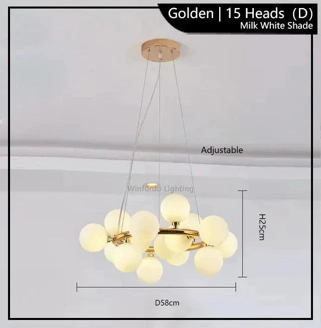 Luminaire Élégant en Métal Doré IL528473-ILLUMEEN.COM