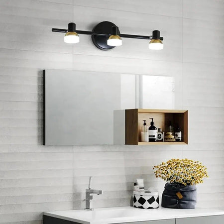 Luminaire Élégant en Métal Doré - IL582639 Applique Murale : Lumière LED en Métal Doré à Deux ou Trois Lampes-ILLUMEEN.COM