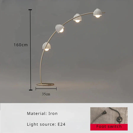 Luminaire Élégant en Métal et Verre Givré, Design Italien IL942718-ILLUMEEN.COM