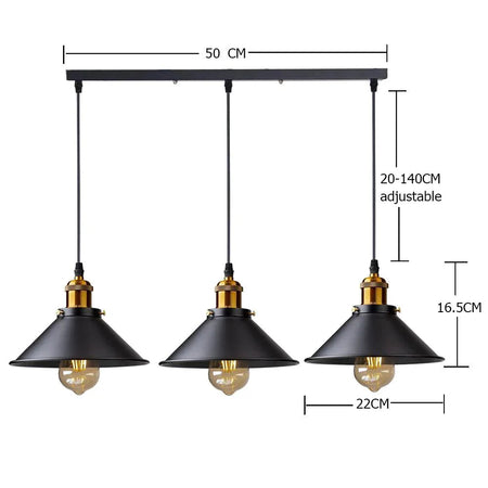 Luminaire Élégant en Métal Noir avec Abat-jour IL749583-ILLUMEEN.COM