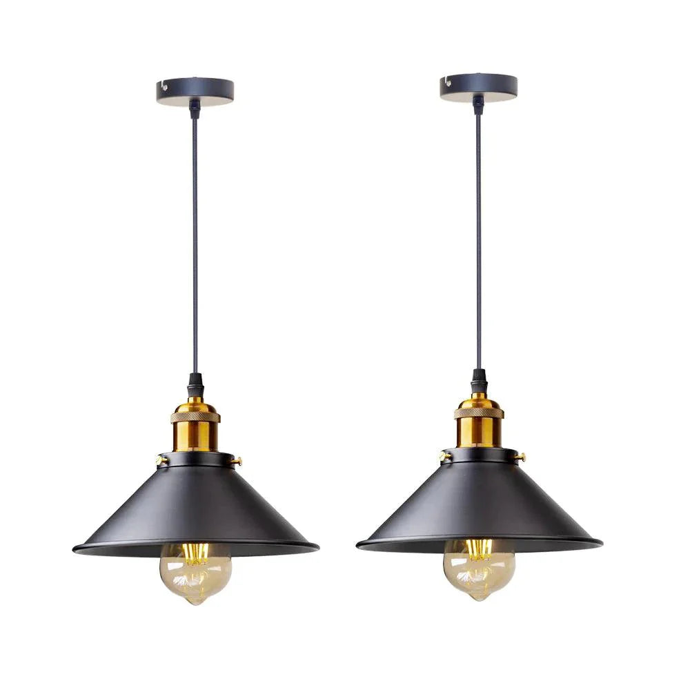 Luminaire Élégant en Métal Noir avec Abat-jour IL749583-ILLUMEEN.COM