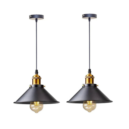 Luminaire Élégant en Métal Noir avec Abat-jour IL749583-ILLUMEEN.COM