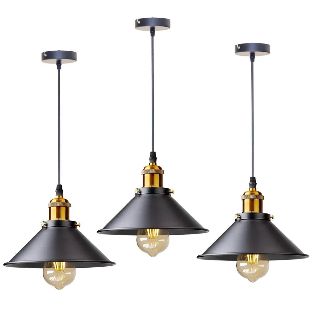 Luminaire Élégant en Métal Noir avec Abat-jour IL749583-ILLUMEEN.COM