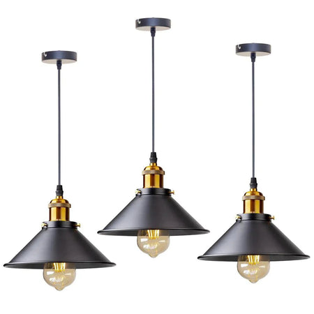 Luminaire Élégant en Métal Noir avec Abat-jour IL749583-ILLUMEEN.COM
