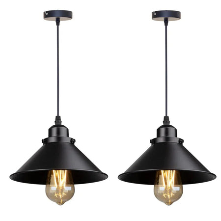 Luminaire Élégant en Métal Noir avec Abat-jour IL749583-ILLUMEEN.COM