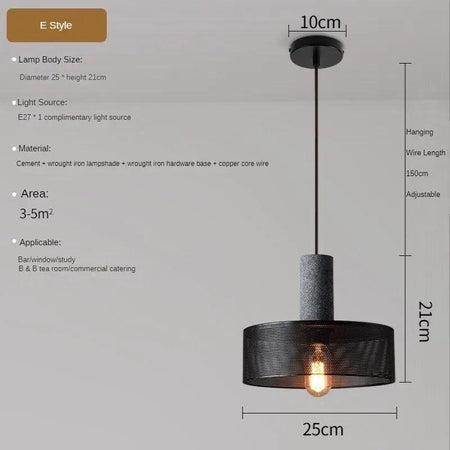 Luminaire Élégant en Métal Noir Personnalisable IL349217-ILLUMEEN.COM