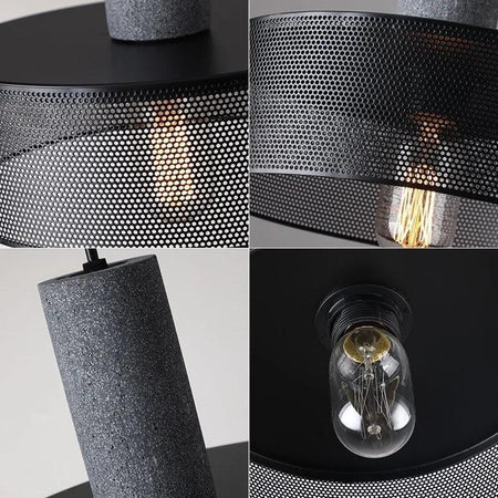 Luminaire Élégant en Métal Noir Personnalisable IL349217-ILLUMEEN.COM