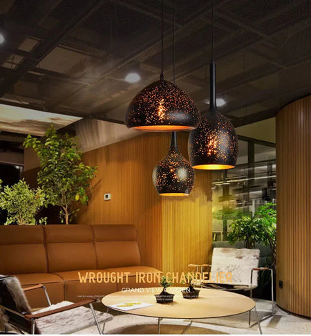 Luminaire Élégant en Métal Rouillé - IL395762-ILLUMEEN.COM