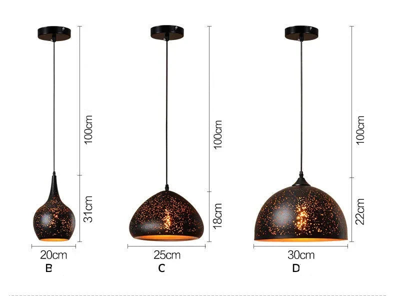 Luminaire Élégant en Métal Rouillé - IL395762-ILLUMEEN.COM