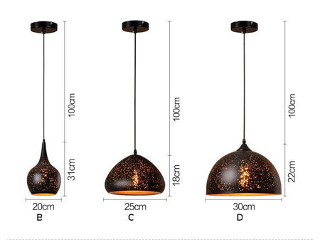 Luminaire Élégant en Métal Rouillé - IL395762-ILLUMEEN.COM