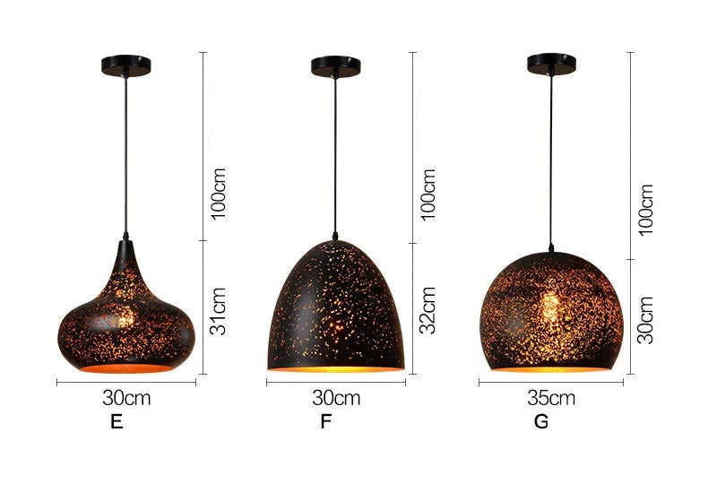 Luminaire Élégant en Métal Rouillé - IL395762-ILLUMEEN.COM