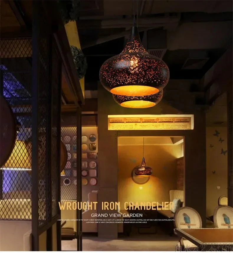Luminaire Élégant en Métal Rouillé - IL395762-ILLUMEEN.COM