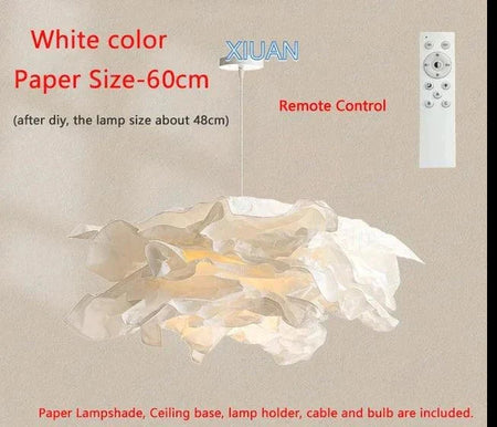 Luminaire Élégant en Papier Blanc IL527314-ILLUMEEN.COM