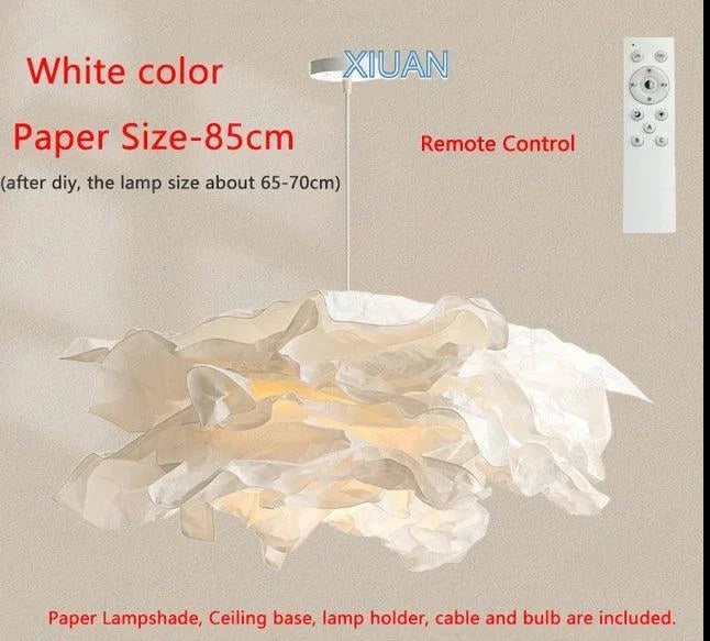 Luminaire Élégant en Papier Blanc IL527314-ILLUMEEN.COM
