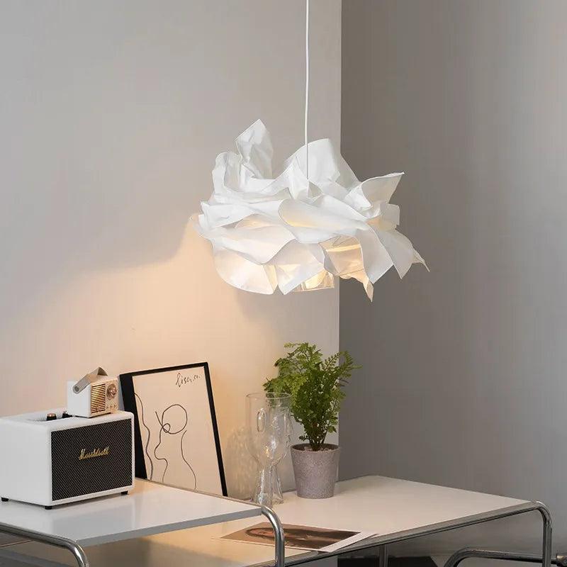 Luminaire Élégant en Papier Blanc IL527314-ILLUMEEN.COM