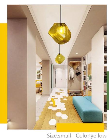 Luminaire Élégant en Pierre de Verre Huangi IL258974-ILLUMEEN.COM