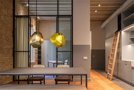 Luminaire Élégant en Pierre de Verre Huangi IL258974-ILLUMEEN.COM