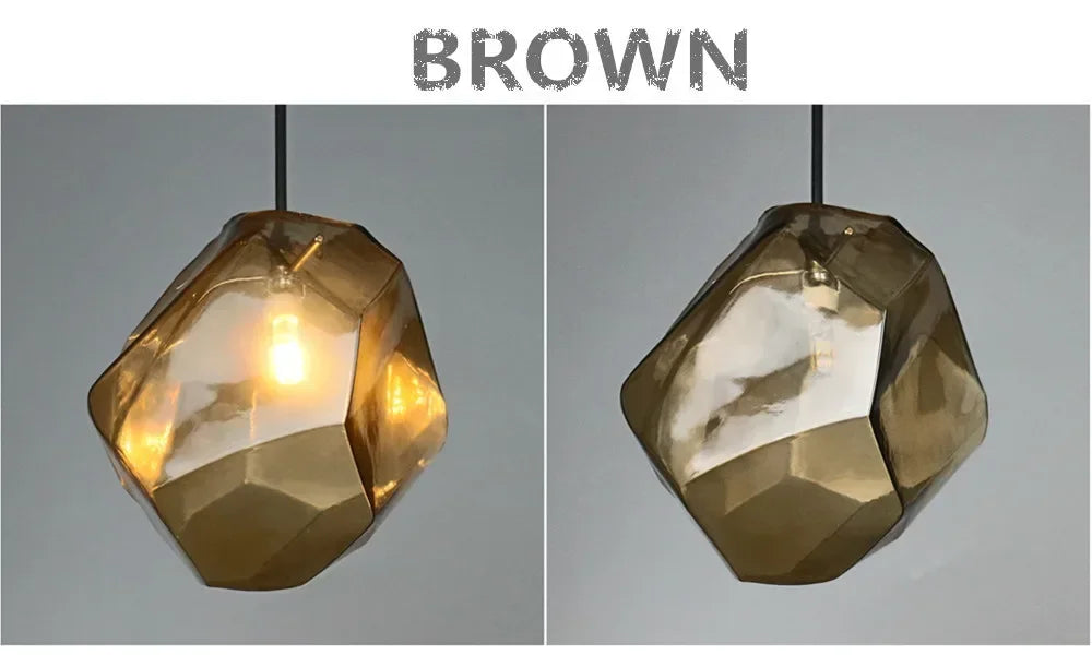 Luminaire Élégant en Pierre de Verre Huangi IL258974-ILLUMEEN.COM