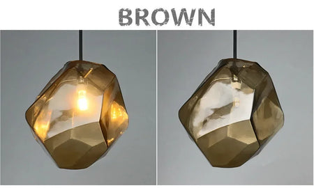 Luminaire Élégant en Pierre de Verre Huangi IL258974-ILLUMEEN.COM