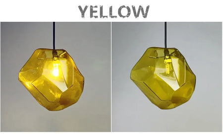 Luminaire Élégant en Pierre de Verre Huangi IL258974-ILLUMEEN.COM