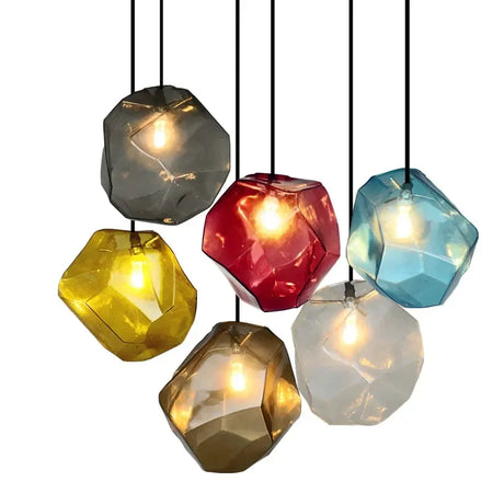 Luminaire Élégant en Pierre de Verre Huangi IL258974-ILLUMEEN.COM