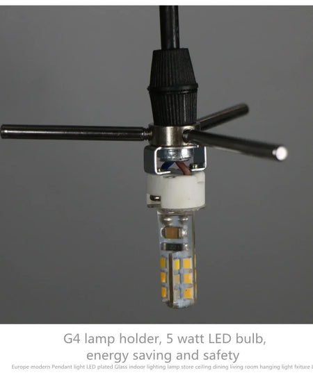 Luminaire Élégant en Pierre de Verre Huangi IL258974-ILLUMEEN.COM