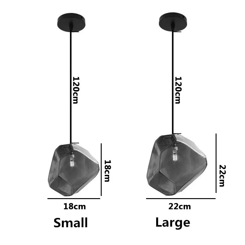 Luminaire Élégant en Pierre de Verre Huangi IL258974-ILLUMEEN.COM