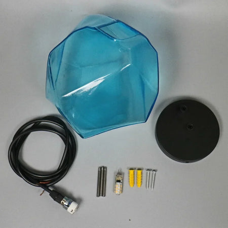 Luminaire Élégant en Pierre de Verre Huangi IL258974-ILLUMEEN.COM
