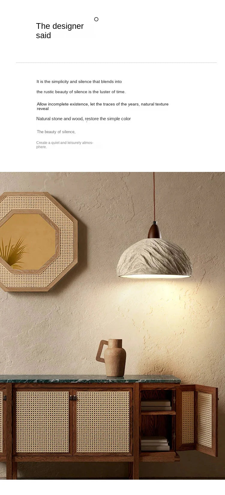 Luminaire Élégant en Pierre HYGYA IL582739-ILLUMEEN.COM