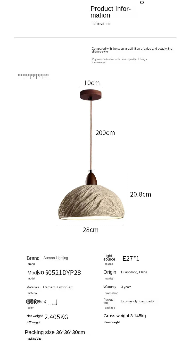 Luminaire Élégant en Pierre HYGYA IL582739-ILLUMEEN.COM