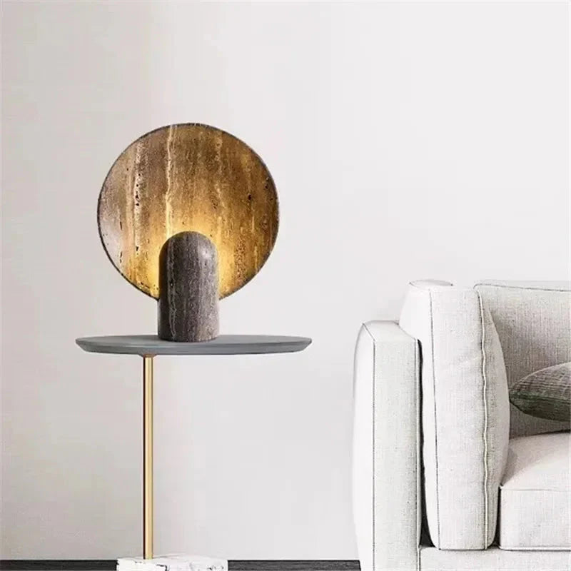 Luminaire Élégant en Résine Travertin LED IL572839-ILLUMEEN.COM