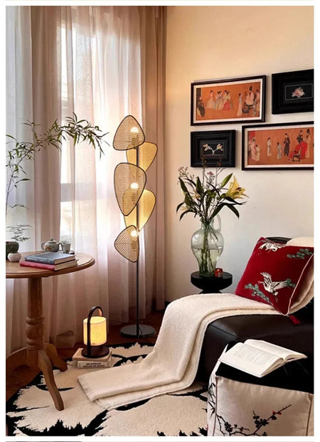 Luminaire Élégant en Rotin au Design Nordique IL527384-ILLUMEEN.COM