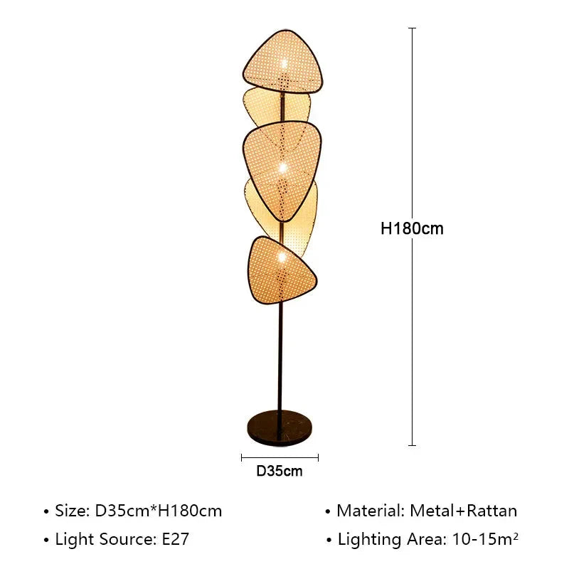 Luminaire Élégant en Rotin au Design Nordique IL527384-ILLUMEEN.COM