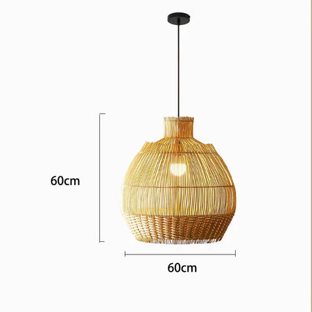 Luminaire Élégant en Rotin Naturel IL582793-ILLUMEEN.COM