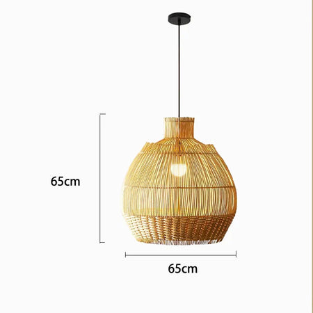 Luminaire Élégant en Rotin Naturel IL582793-ILLUMEEN.COM