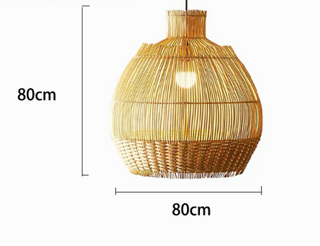 Luminaire Élégant en Rotin Naturel IL582793-ILLUMEEN.COM