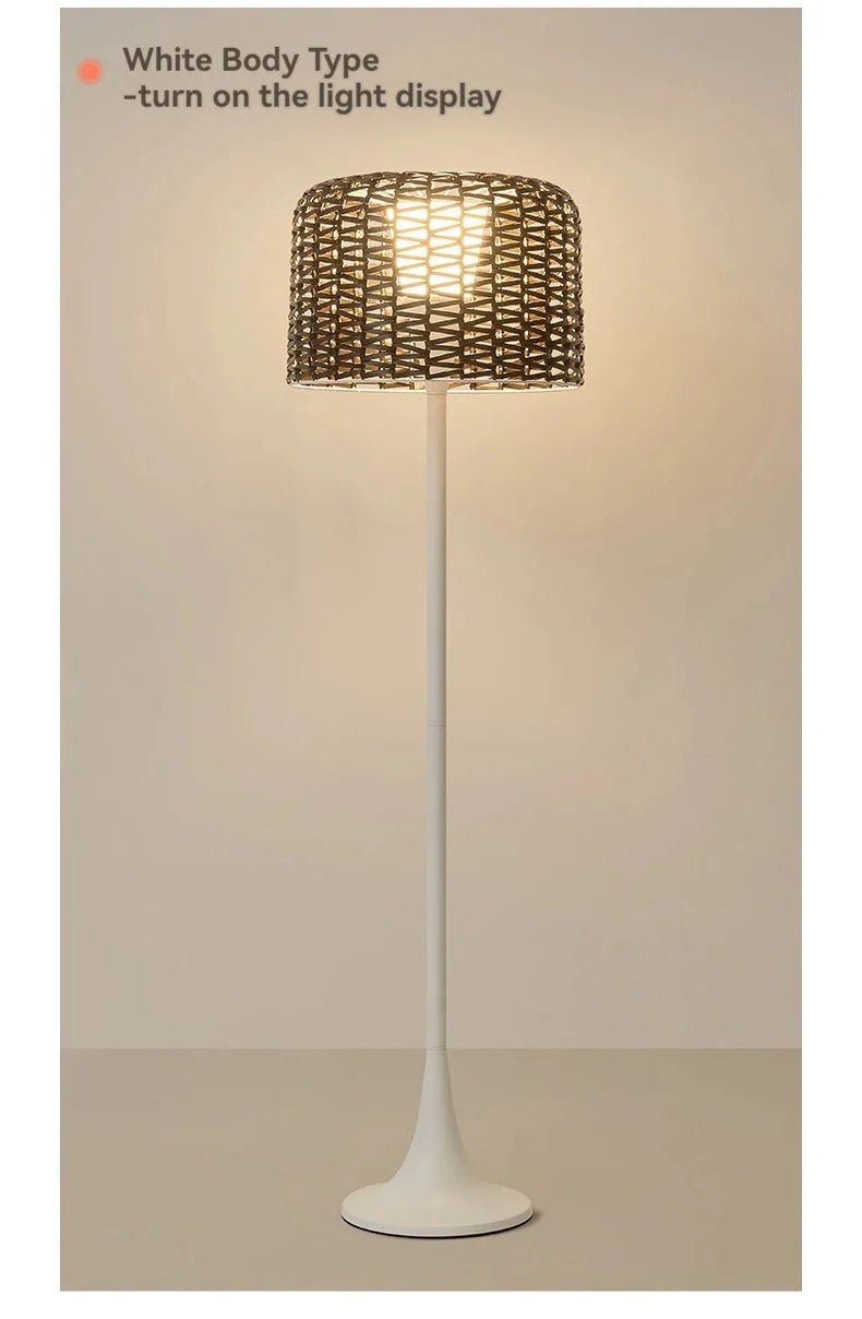 Luminaire Élégant en Rotin Solaire IP54 - IL562839-ILLUMEEN.COM