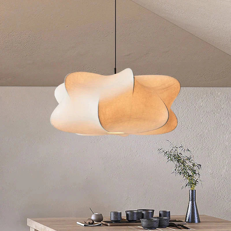 Luminaire Élégant en Soie Tricotée au Style Japonais IL527394-ILLUMEEN.COM