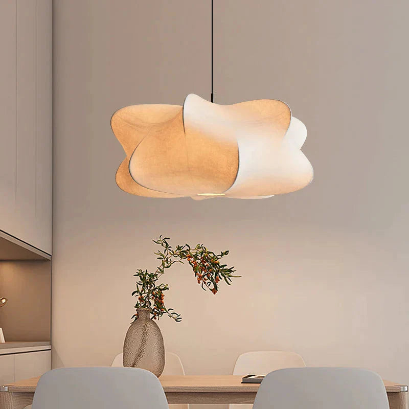 Luminaire Élégant en Soie Tricotée au Style Japonais IL527394-ILLUMEEN.COM