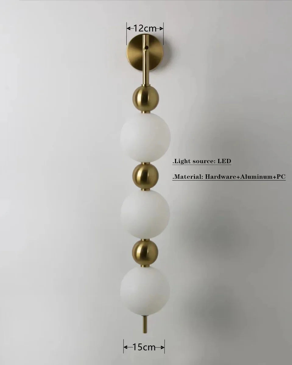 Luminaire Élégant en Sphères Opalines IL524738-ILLUMEEN.COM