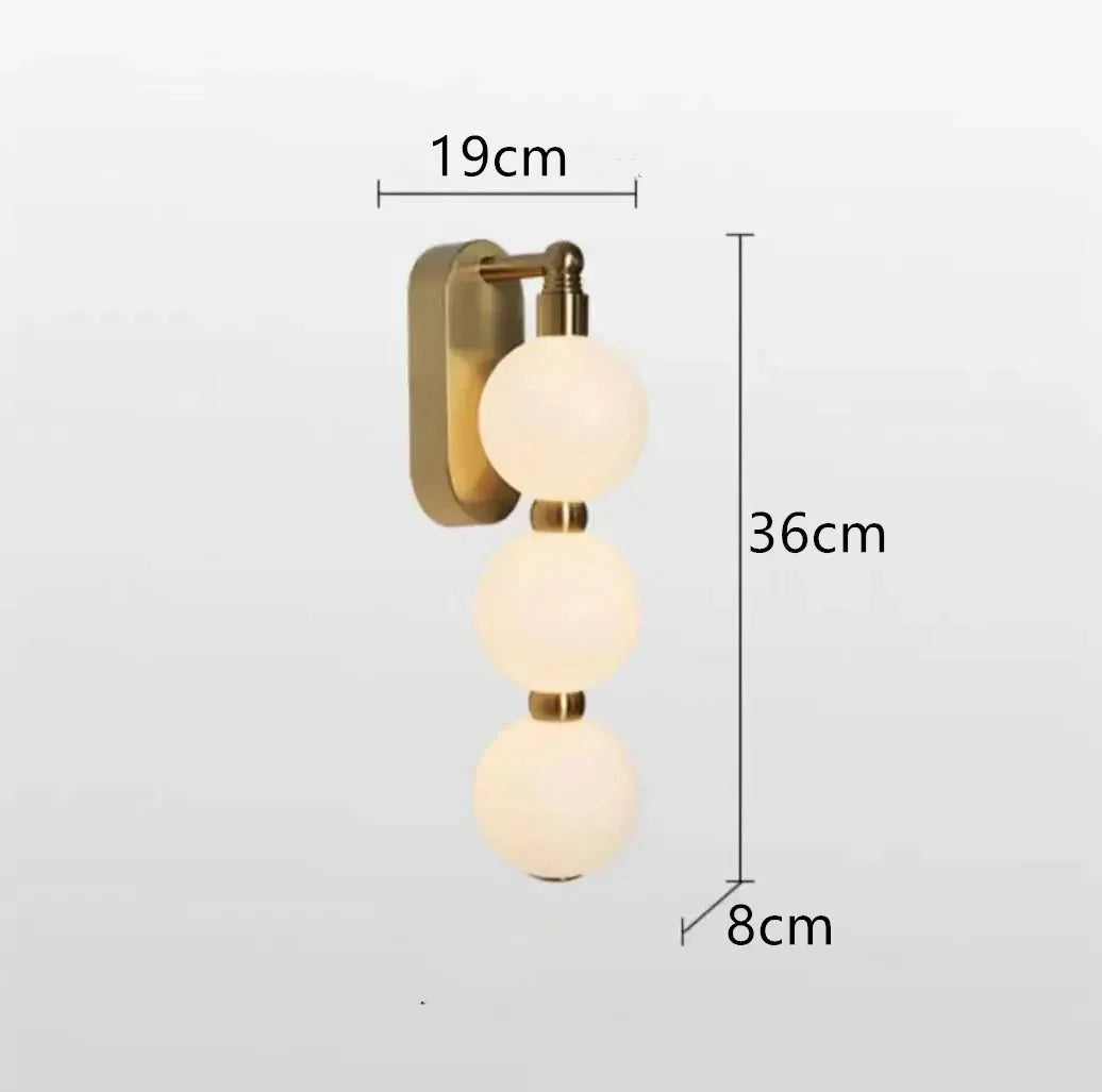 Luminaire Élégant en Sphères Opalines IL524738-ILLUMEEN.COM