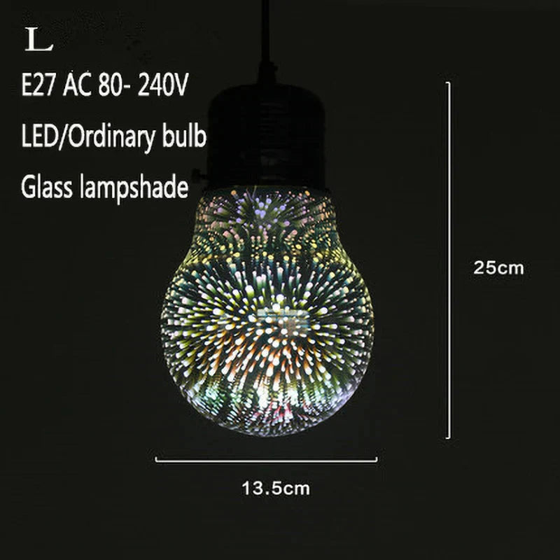 Luminaire Élégant en Verre 3D Coloré IL256734-ILLUMEEN.COM