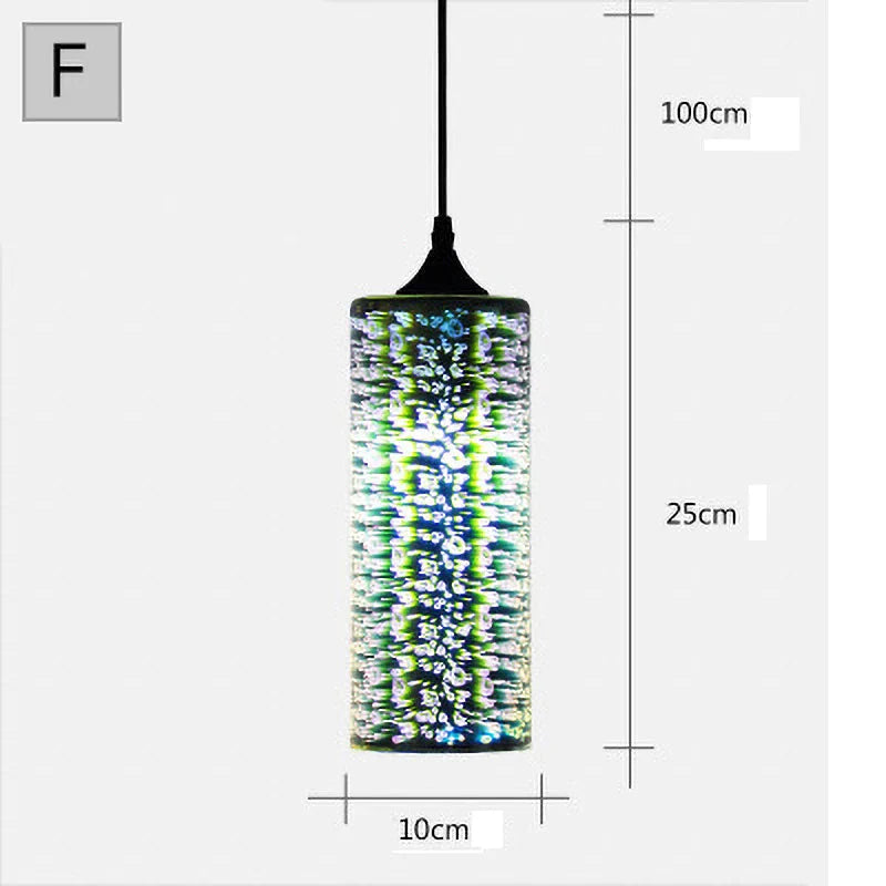 Luminaire Élégant en Verre 3D Coloré IL256734-ILLUMEEN.COM
